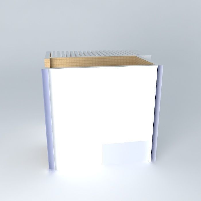 Laundry room interior Free 3D model_2