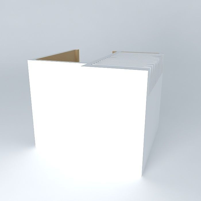 Laundry room interior Free 3D model_1