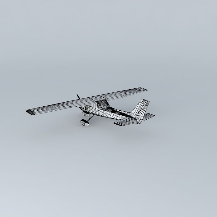 CESSNA 152 Free 3D model_4