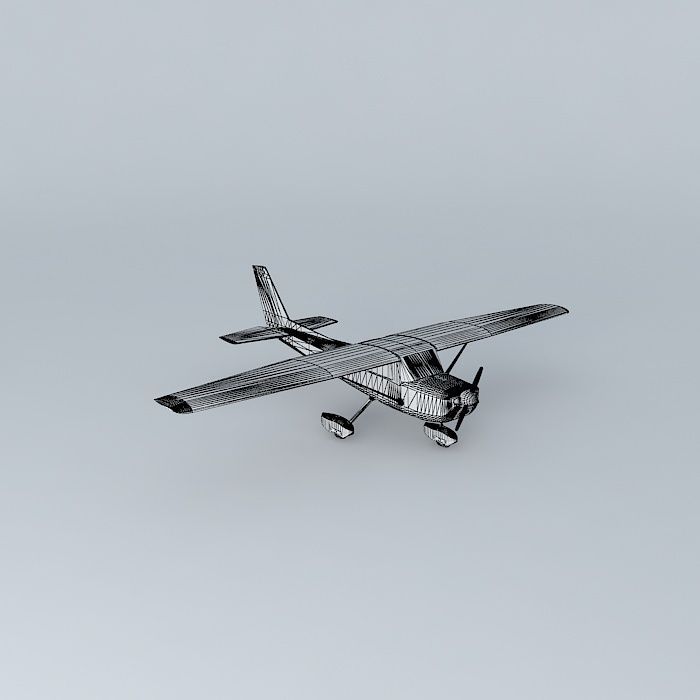 CESSNA 152 Free 3D model_3