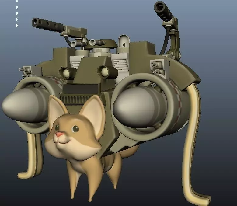 Killer Kitty Model 3D model