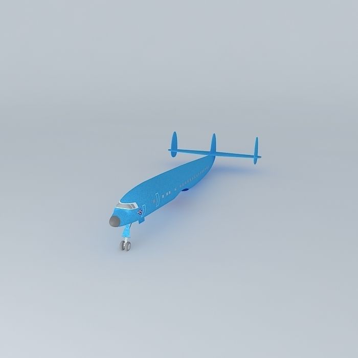 Super Constellation 01 Free 3D model_1