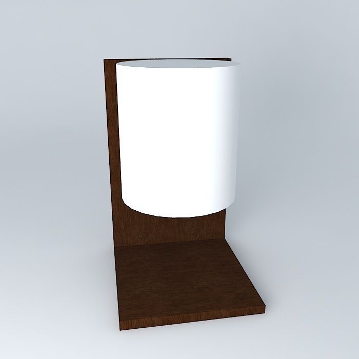 Wall mounted lamp Free 3D model_2