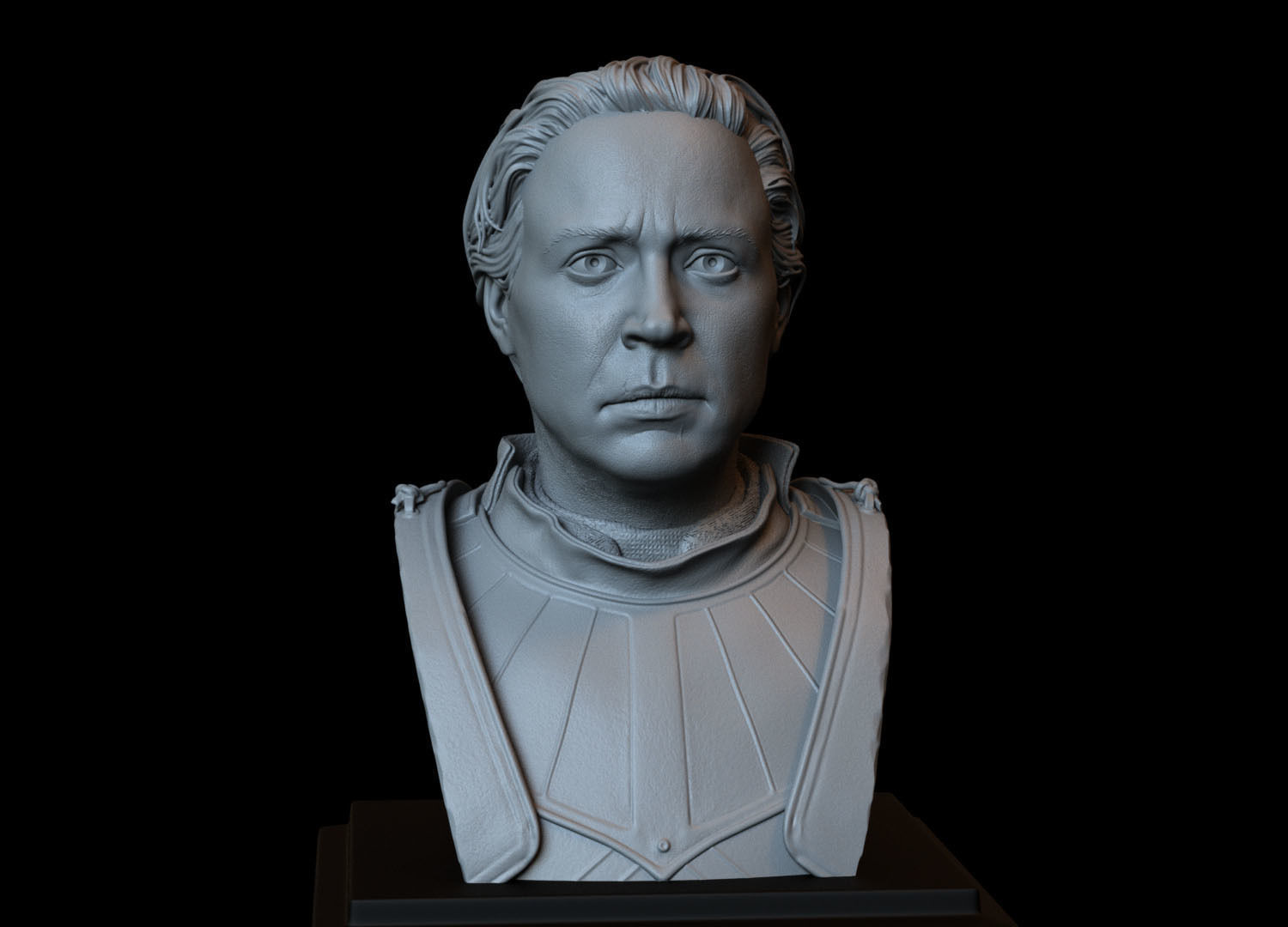 Brienne of Tarth from Game of Thrones Bust 200mm 3D print model_3