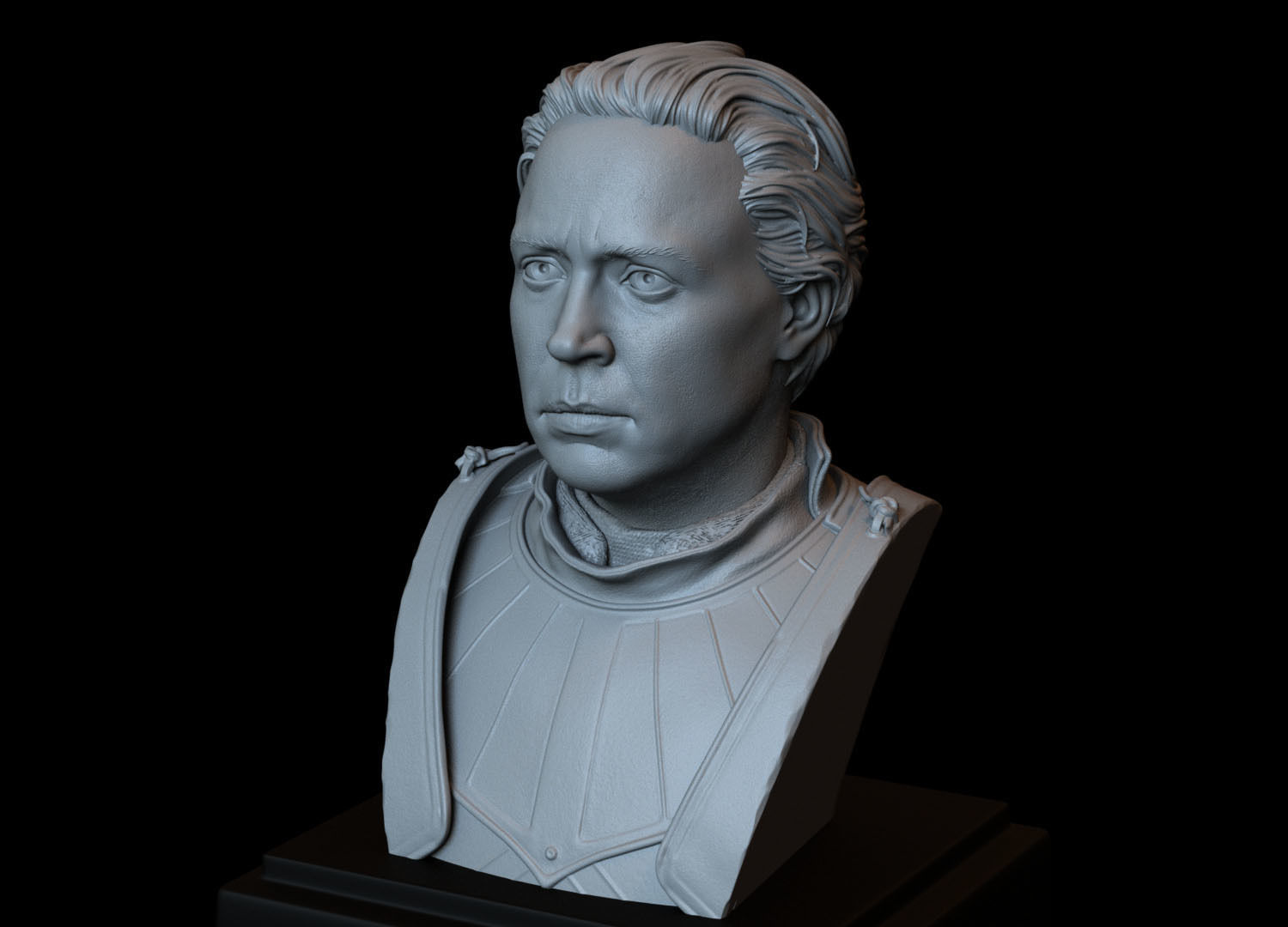 Brienne of Tarth from Game of Thrones Bust 200mm 3D print model_1
