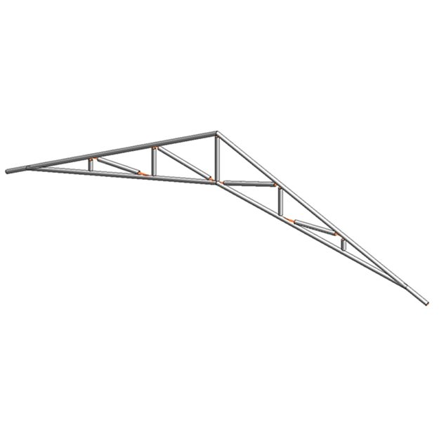 14 Common and Scissors Standard Trusses 3D model_8