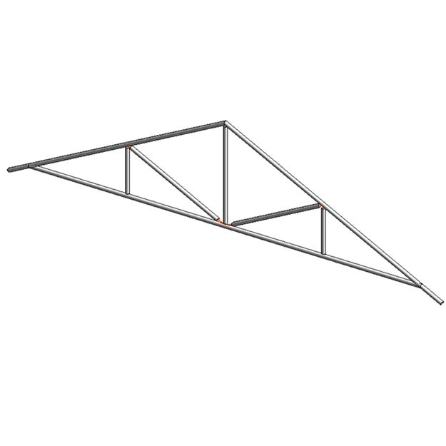 14 Common and Scissors Standard Trusses 3D model_3