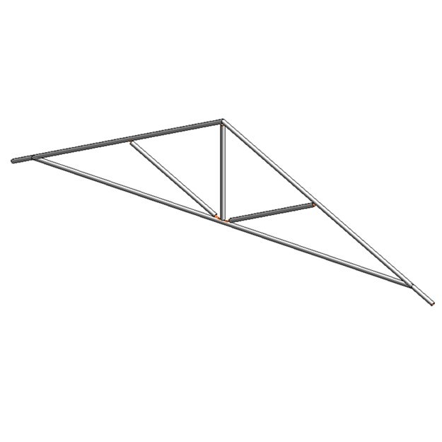 14 Common and Scissors Standard Trusses 3D model_4