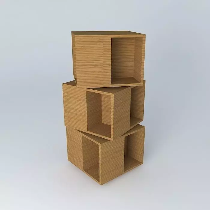 Revolving book shelf Free 3D model