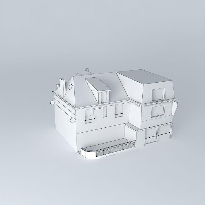 Restoration house Free 3D model_3