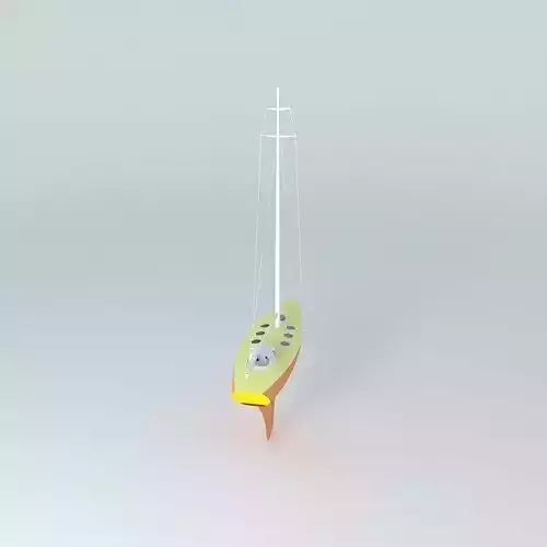 Coque Inn a Arzal Free 3D model