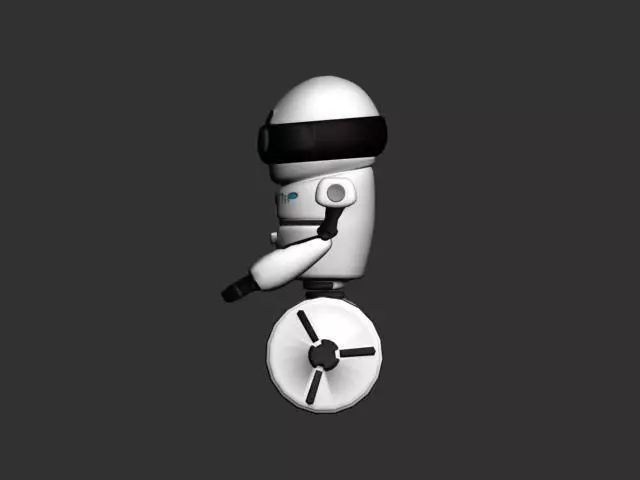 Robot Mip Low-poly 3D model_0