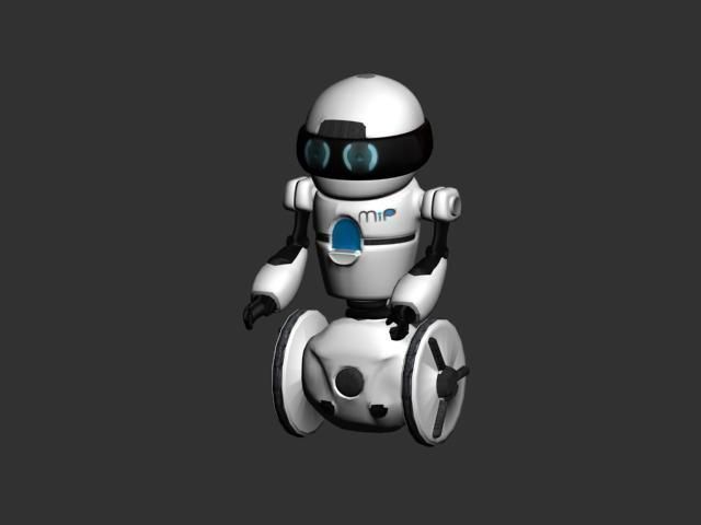Robot Mip Low-poly 3D model_1