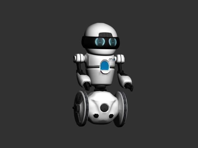 Robot Mip Low-poly 3D model_2