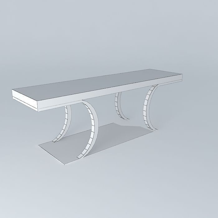 showcase console Free 3D model_4