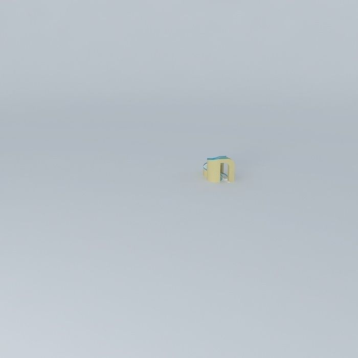 silver ring Free 3D model_2