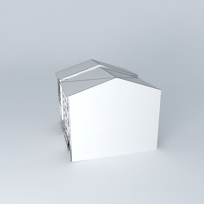 Buildings and shops 5 Free 3D model_3