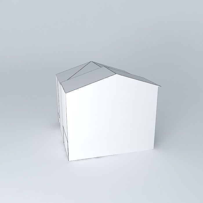 Buildings and shops 5 Free 3D model_4