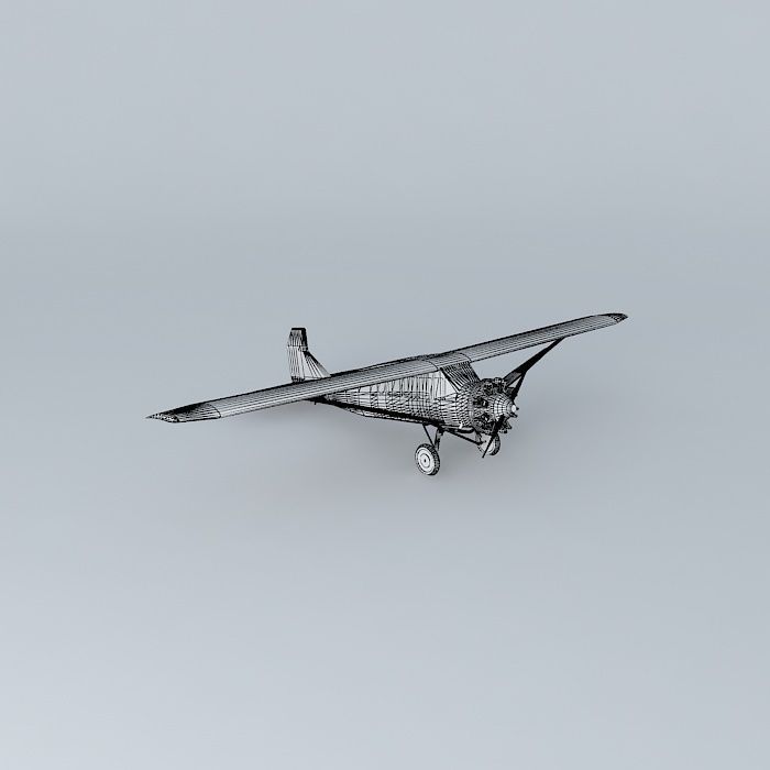 Wright Bellanca Free 3D model_3