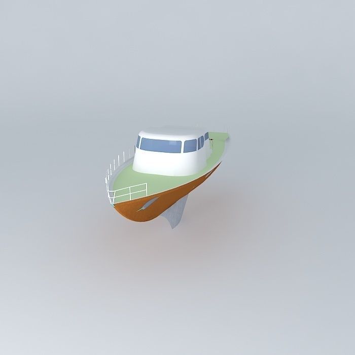 3D single hull Free 3D model_1