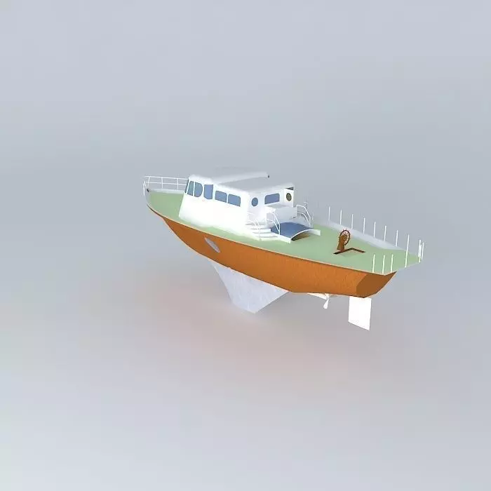 3D single hull Free 3D model_0
