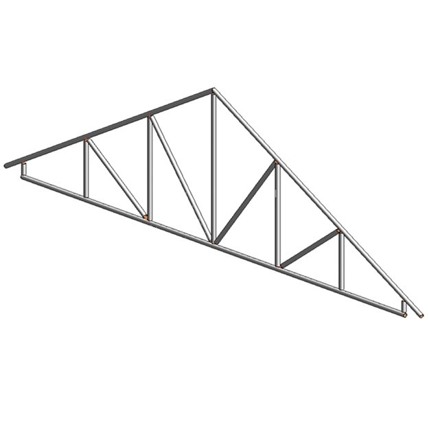 14 Common and Scissors Trusses with Heel 3D model CGTrader