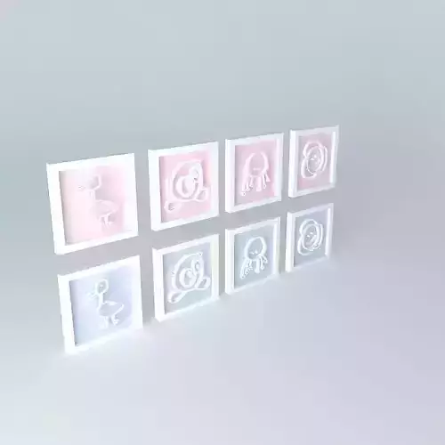 Baby wall decoration