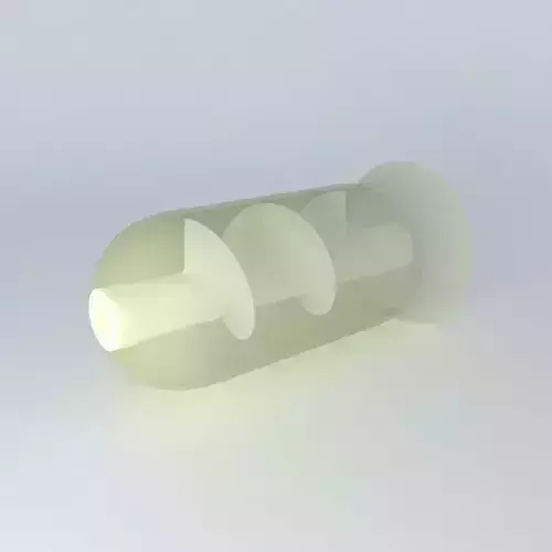 Heliceheli plastic bottle with light inside Free 3D model