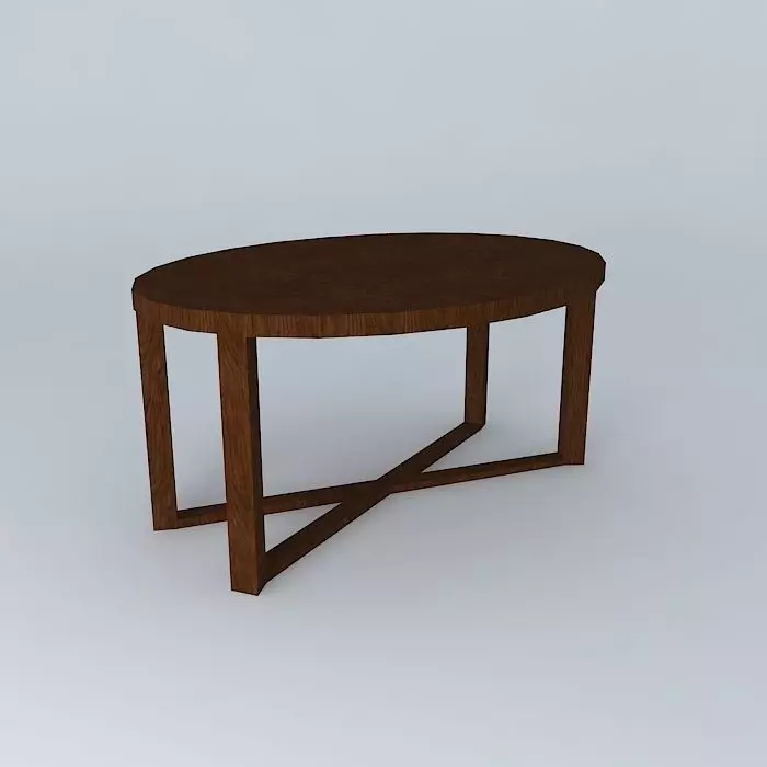 Coffee table Free 3D model_0