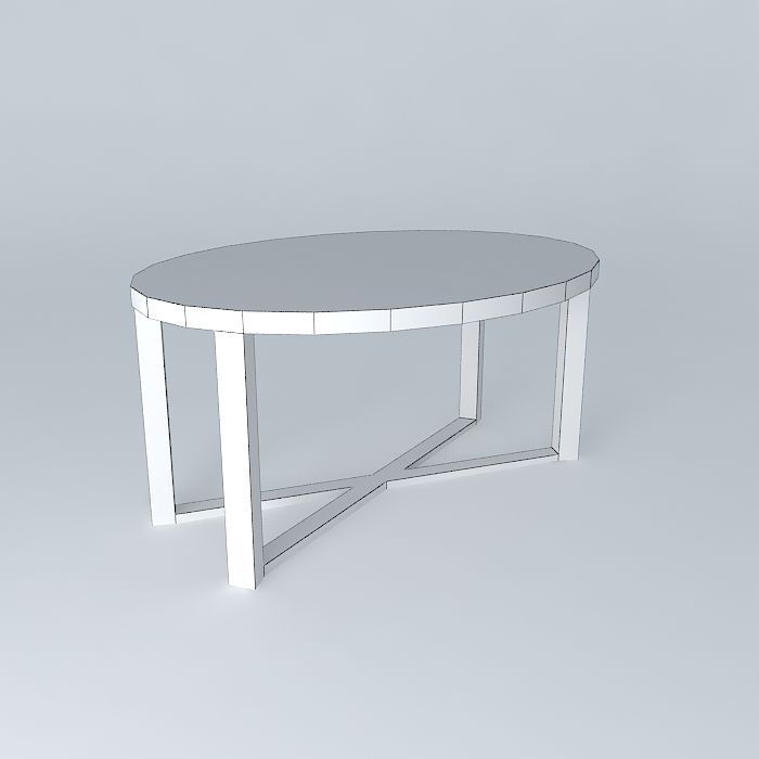 Coffee table Free 3D model_4