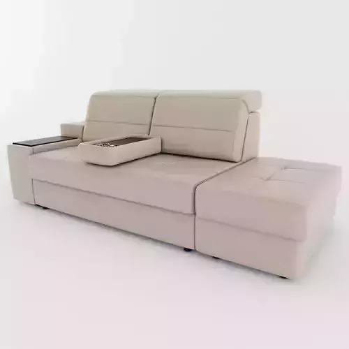Sofa leather sectional