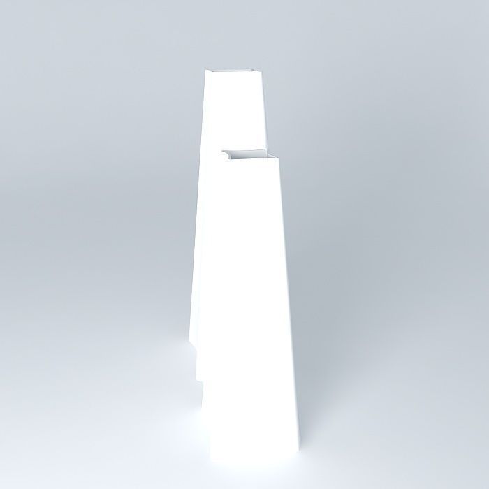 Vases pair of Free 3D model_2