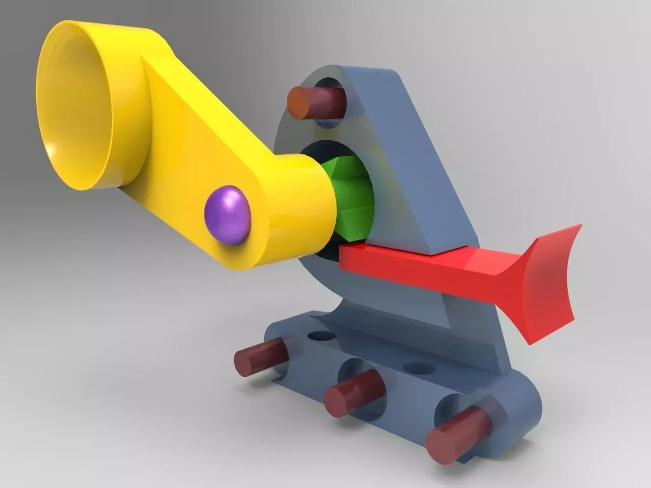 Crank Trigger System 3D print model