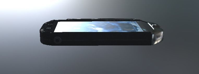 SmartPhone Low poly cell phone with case Low-poly 3D model_10