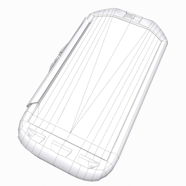 SmartPhone Low poly cell phone with case Low-poly 3D model_12