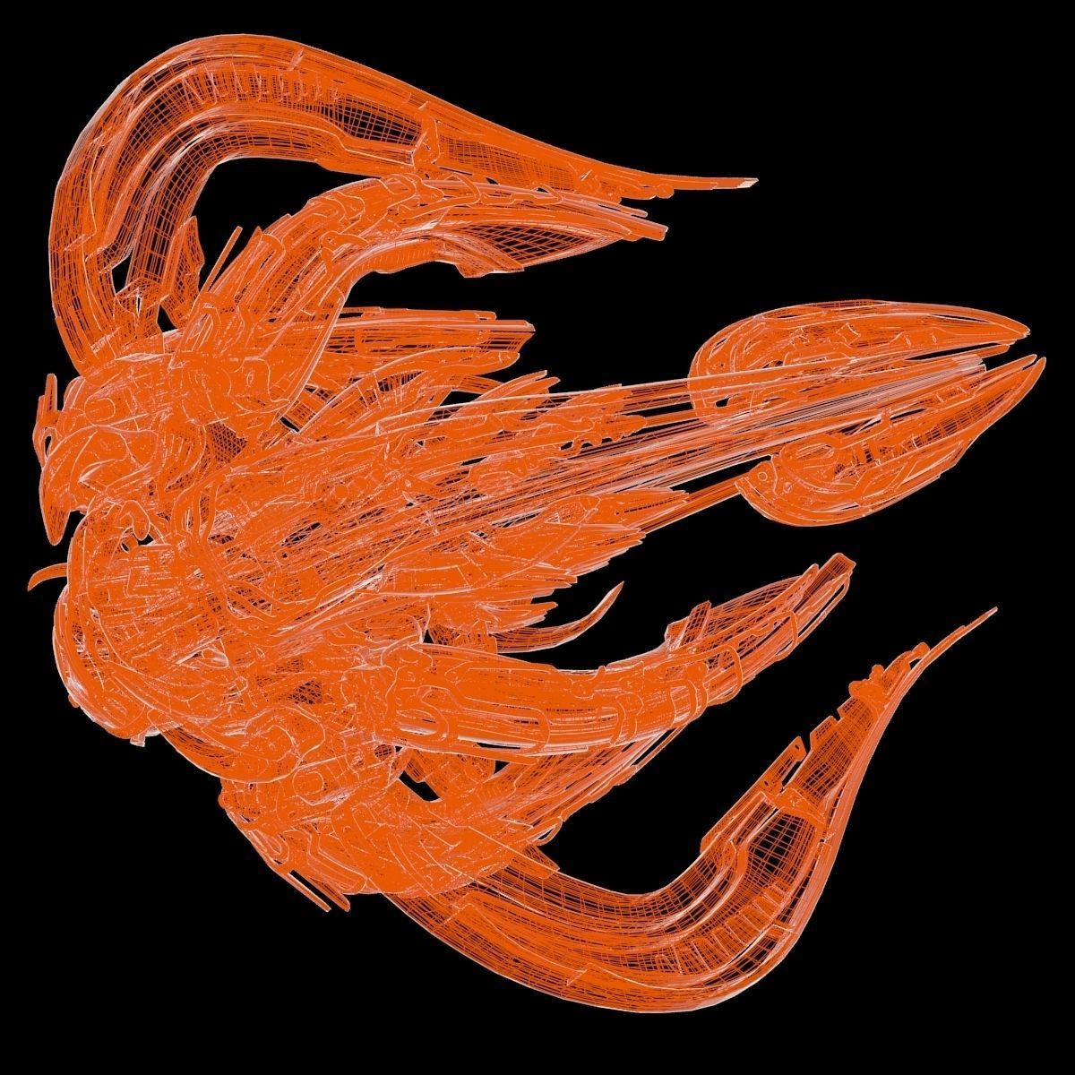 Alien Spaceship 3D model_24