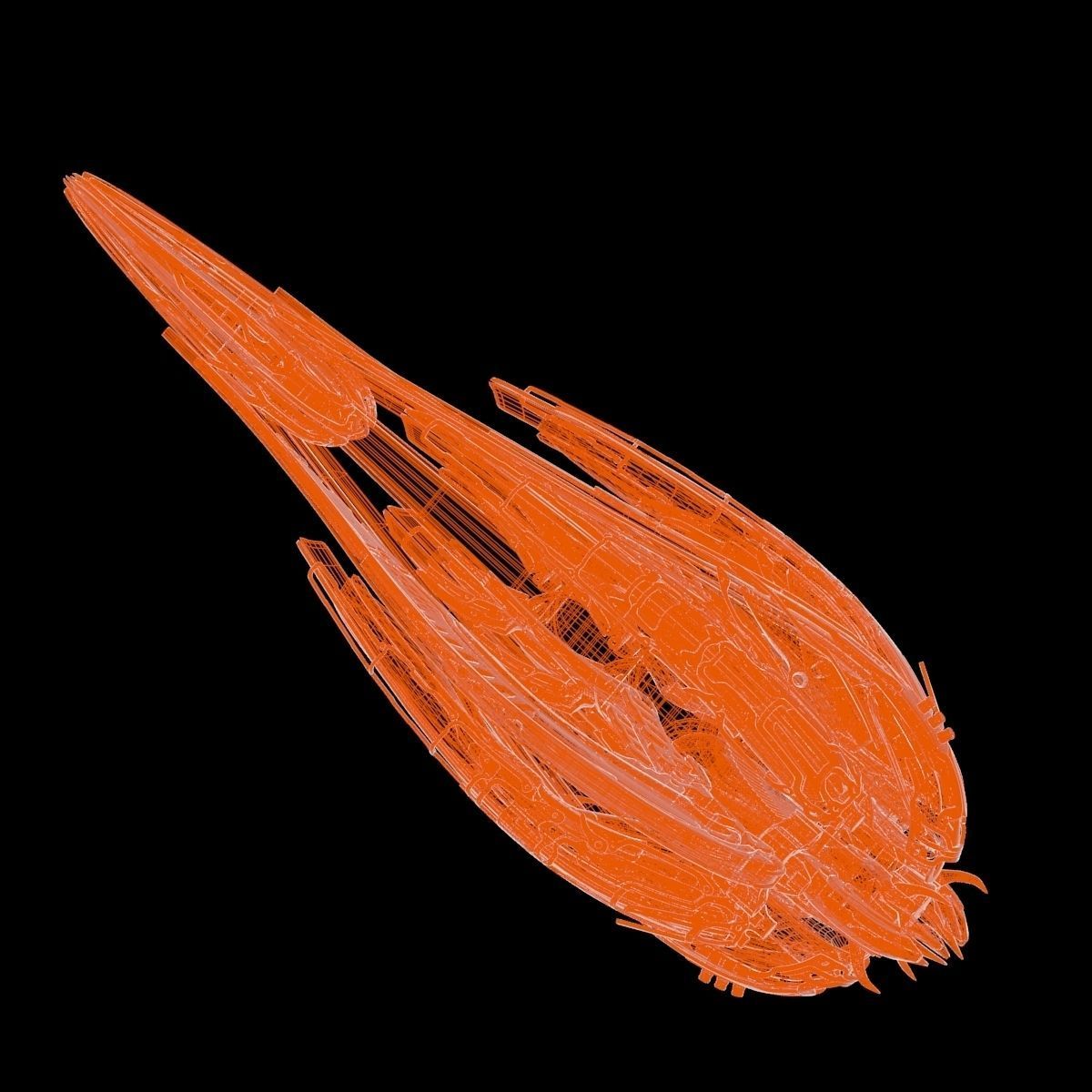 Alien Spaceship 3D model_32