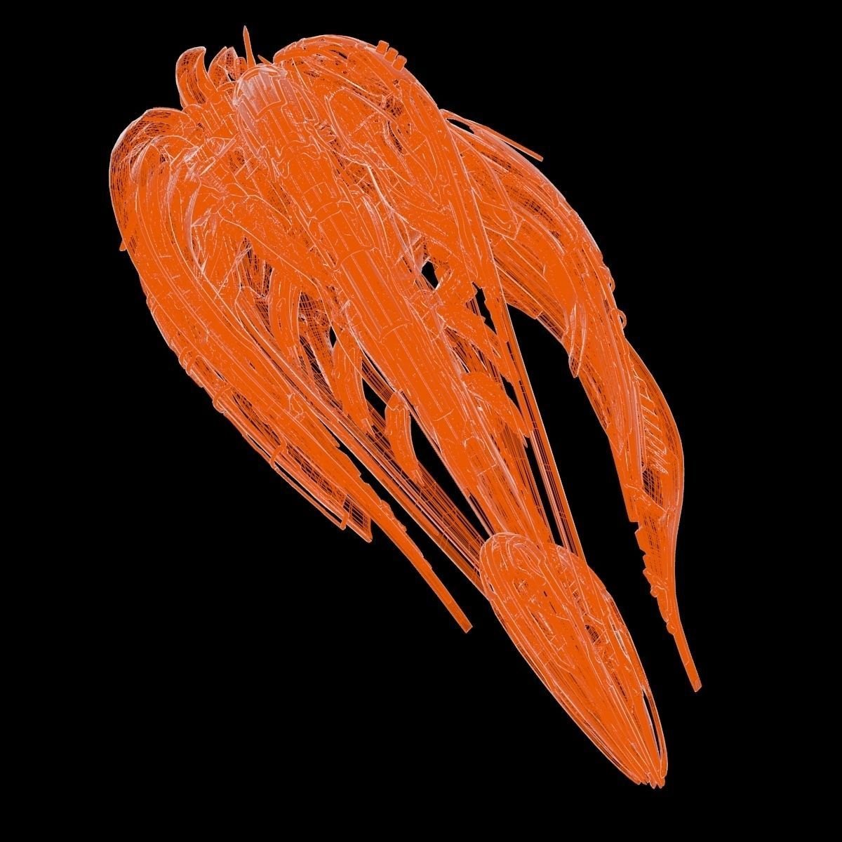 Alien Spaceship 3D model_30