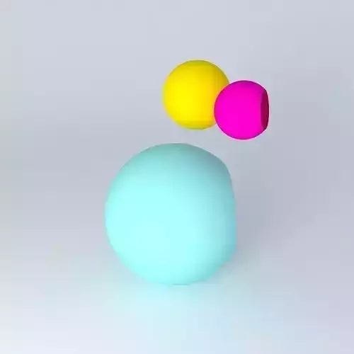 Trisphere three colorful spheres