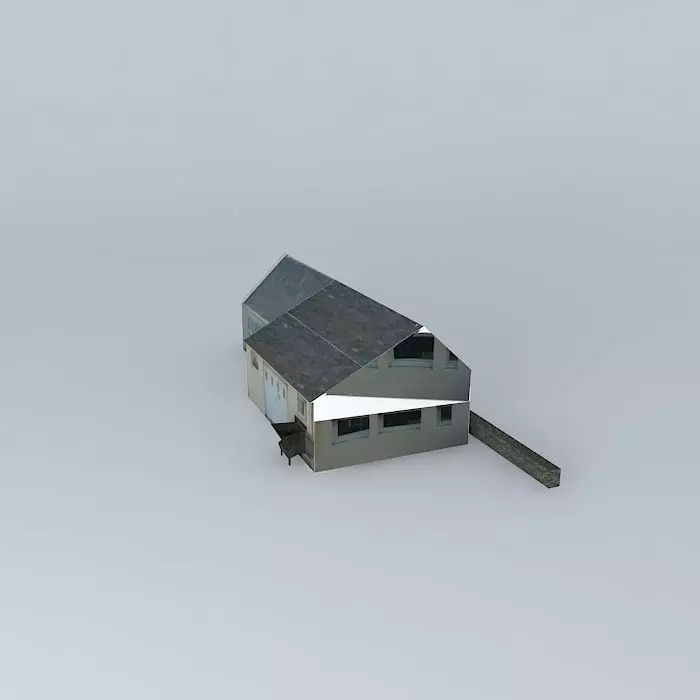 Oysters house Free 3D model_0
