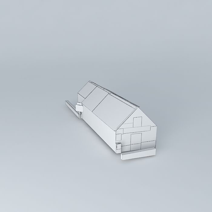 Oysters house Free 3D model_4