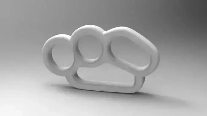 ERGONOMIC KNUCKLE DUSTER 3D print model