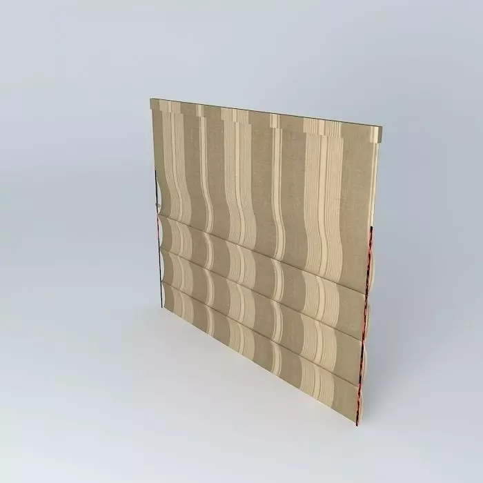 Roman shade Free 3D model