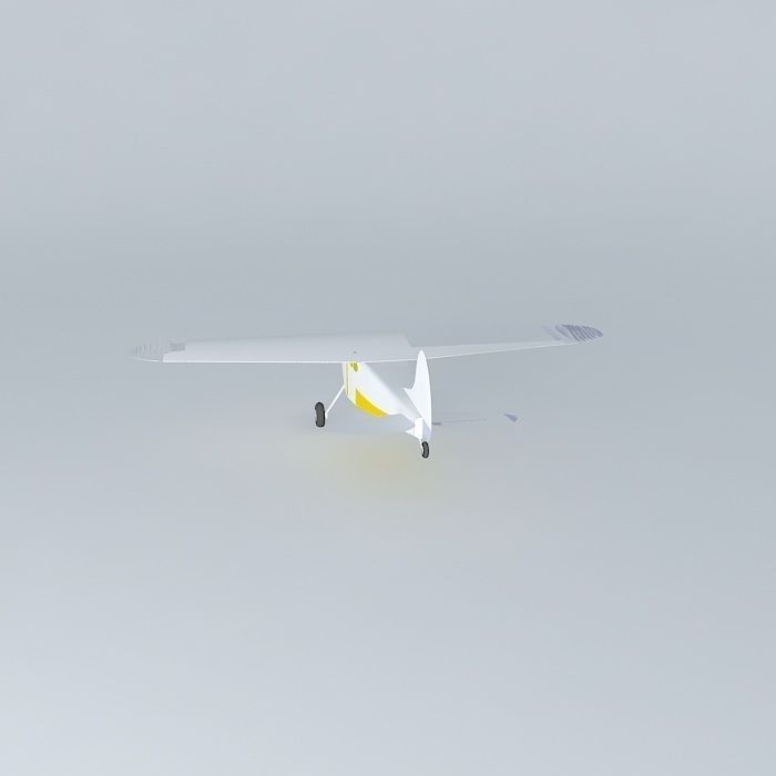 Cessna 195b Free 3D model_2