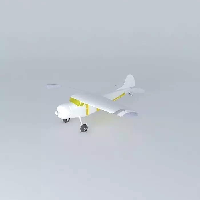 Cessna 195b Free 3D model_0