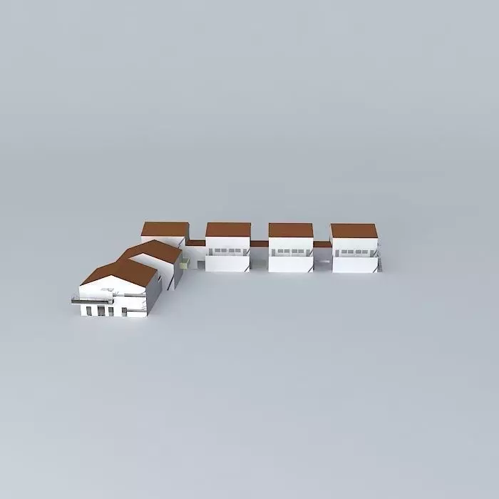 Allotment house Free 3D model