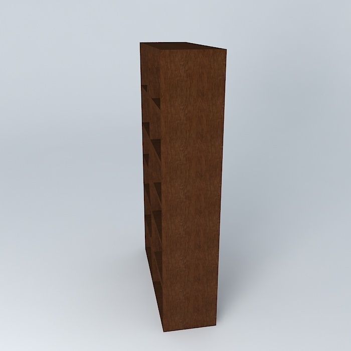 Shei bookshelf Free 3D model_2