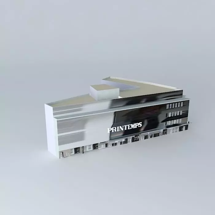 Centre commercial Free 3D model