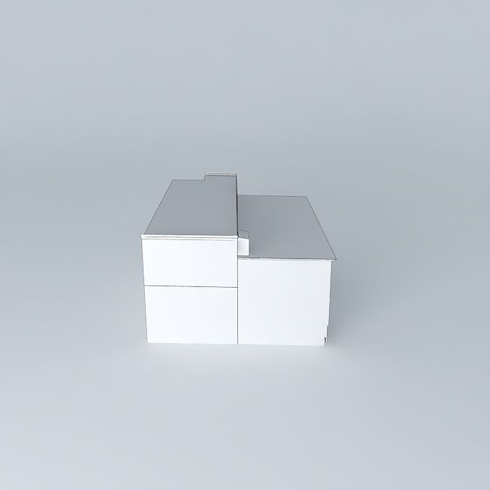 Administrative building Free 3D model_4