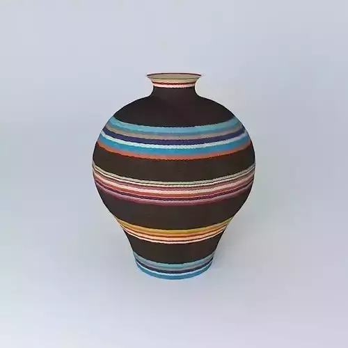 Glass vase 3D model